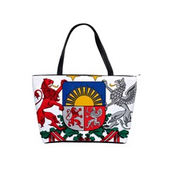 Coat Of Arms Of Latvia Shoulder Handbags by abbeyz71