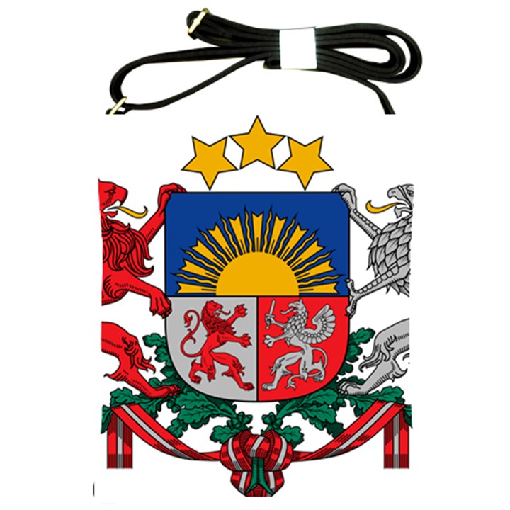 Coat Of Arms Of Latvia Shoulder Sling Bags