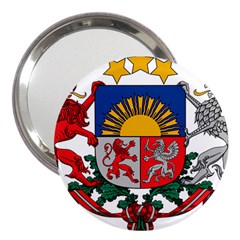 Coat Of Arms Of Latvia 3  Handbag Mirrors by abbeyz71