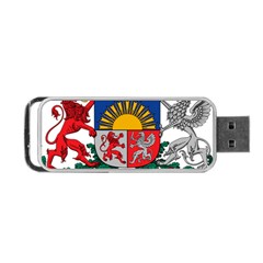 Coat Of Arms Of Latvia Portable Usb Flash (two Sides)