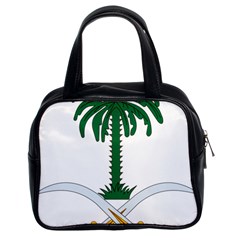 Emblem Of Saudi Arabia  Classic Handbags (2 Sides) by abbeyz71