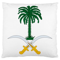 Emblem Of Saudi Arabia  Large Cushion Case (one Side) by abbeyz71