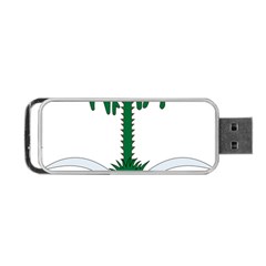 Emblem Of Saudi Arabia  Portable Usb Flash (one Side) by abbeyz71