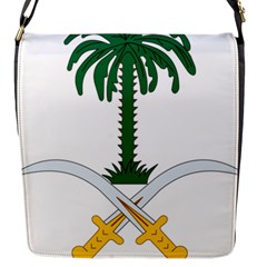 Emblem Of Saudi Arabia  Flap Messenger Bag (s) by abbeyz71