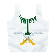 Emblem Of Saudi Arabia  Full Print Recycle Bags (l)  by abbeyz71