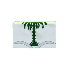 Emblem Of Saudi Arabia  Cosmetic Bag (xs) by abbeyz71