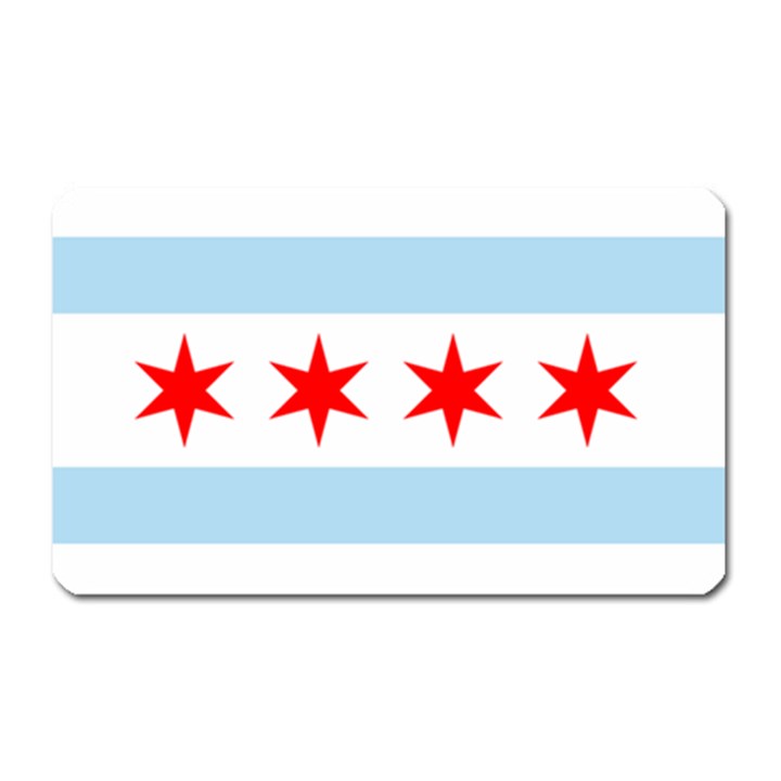 Flag Of Chicago Magnet (Rectangular)