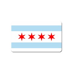 Flag Of Chicago Magnet (Name Card)