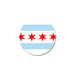 Flag Of Chicago Golf Ball Marker