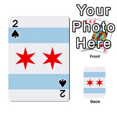 Flag Of Chicago Playing Cards 54 Designs 