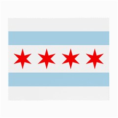 Flag Of Chicago Small Glasses Cloth (2-Side)