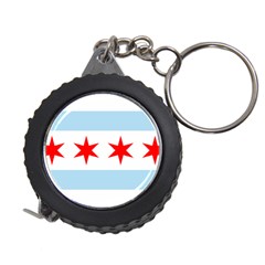 Flag Of Chicago Measuring Tapes