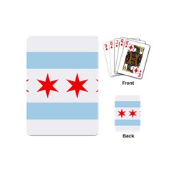 Flag Of Chicago Playing Cards (Mini) 