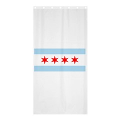 Flag Of Chicago Shower Curtain 36  x 72  (Stall) 