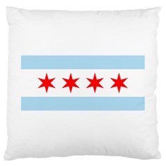 Flag Of Chicago Large Cushion Case (One Side)