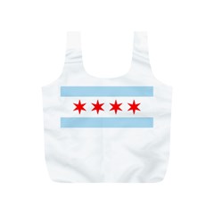 Flag Of Chicago Full Print Recycle Bags (S) 