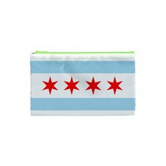 Flag Of Chicago Cosmetic Bag (XS)