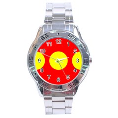 Flag Of Freetown Christiania Stainless Steel Analogue Watch by abbeyz71