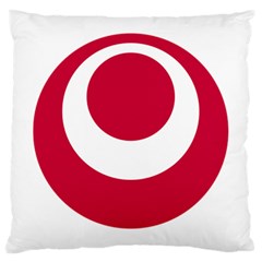 Emblem Of Okinawa Prefecture Large Cushion Case (two Sides) by abbeyz71