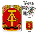 National Emblem Of East Germany  Playing Cards 54 Designs  Front - HeartQ