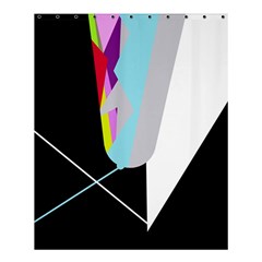 Colorful Abstraction Shower Curtain 60  X 72  (medium)  by Valentinaart