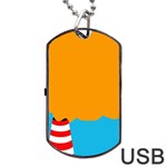 Chimney Dog Tag USB Flash (One Side) Front