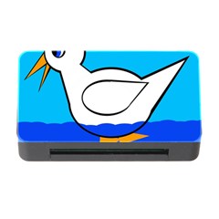 White Duck Memory Card Reader With Cf