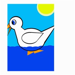 White Duck Small Garden Flag (two Sides)