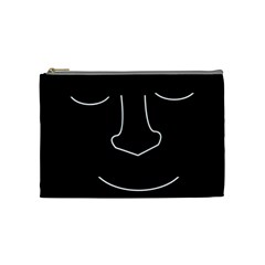 Sleeping Face Cosmetic Bag (medium) 