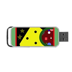 Abstract Design Portable Usb Flash (two Sides) by Valentinaart