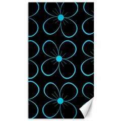 Blue Flowers Canvas 40  X 72   by Valentinaart