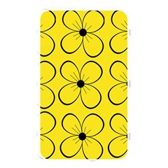 Yellow Floral Pattern Memory Card Reader by Valentinaart