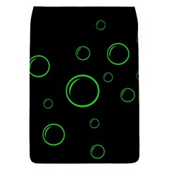 Green Buubles Pattern Flap Covers (l)  by Valentinaart