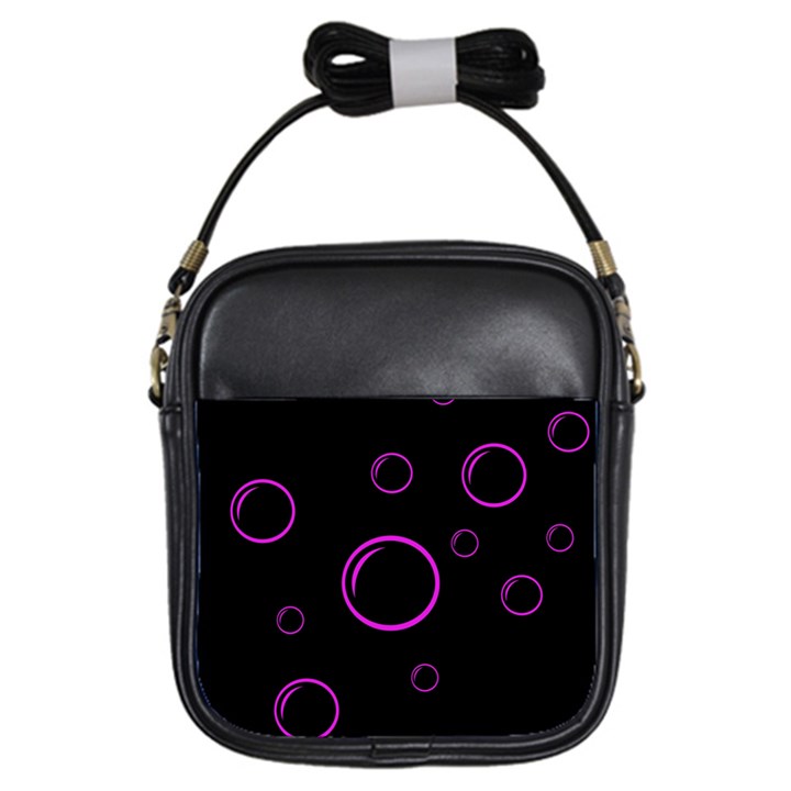 Purple bubbles  Girls Sling Bags