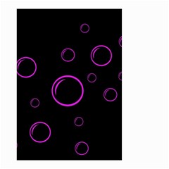 Purple Bubbles  Small Garden Flag (two Sides)