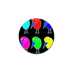 Colorful Birds Golf Ball Marker (10 Pack) by Valentinaart