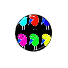 Colorful Birds Hat Clip Ball Marker (10 Pack)