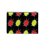 Red and yellow bugs pattern Cosmetic Bag (Medium)  Back