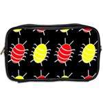 Red and yellow bugs pattern Toiletries Bags 2-Side Back