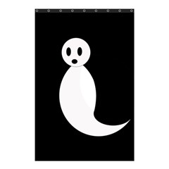 Ghost Shower Curtain 48  X 72  (small)  by Valentinaart