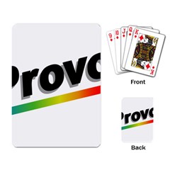 Flag Of Provo  Playing Card