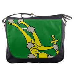 Starry Plough Flag Messenger Bags