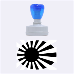 Ensign Of The Imperial Japanese Navy And The Japan Maritime Self Defense Force Rubber Oval Stamps