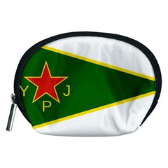 Flag Of The Women s Protection Units Accessory Pouches (medium)  by abbeyz71