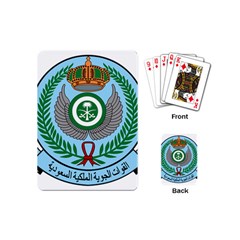Emblem Of The Royal Saudi Air Force  Playing Cards (mini)  by abbeyz71