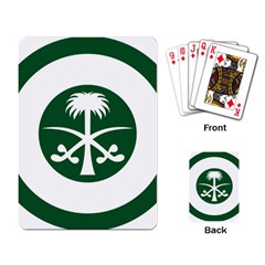 Roundel Of The Royal Saudi Air Force Playing Card by abbeyz71