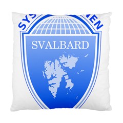 Coat Of Arms Of Svalbard Standard Cushion Case (one Side)