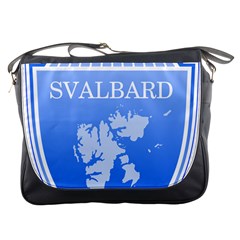 Coat Of Arms Of Svalbard Messenger Bags