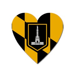 Flag Of Baltimore Heart Magnet