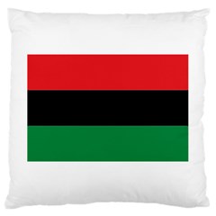 Pan African Flag  Large Cushion Case (one Side) by abbeyz71